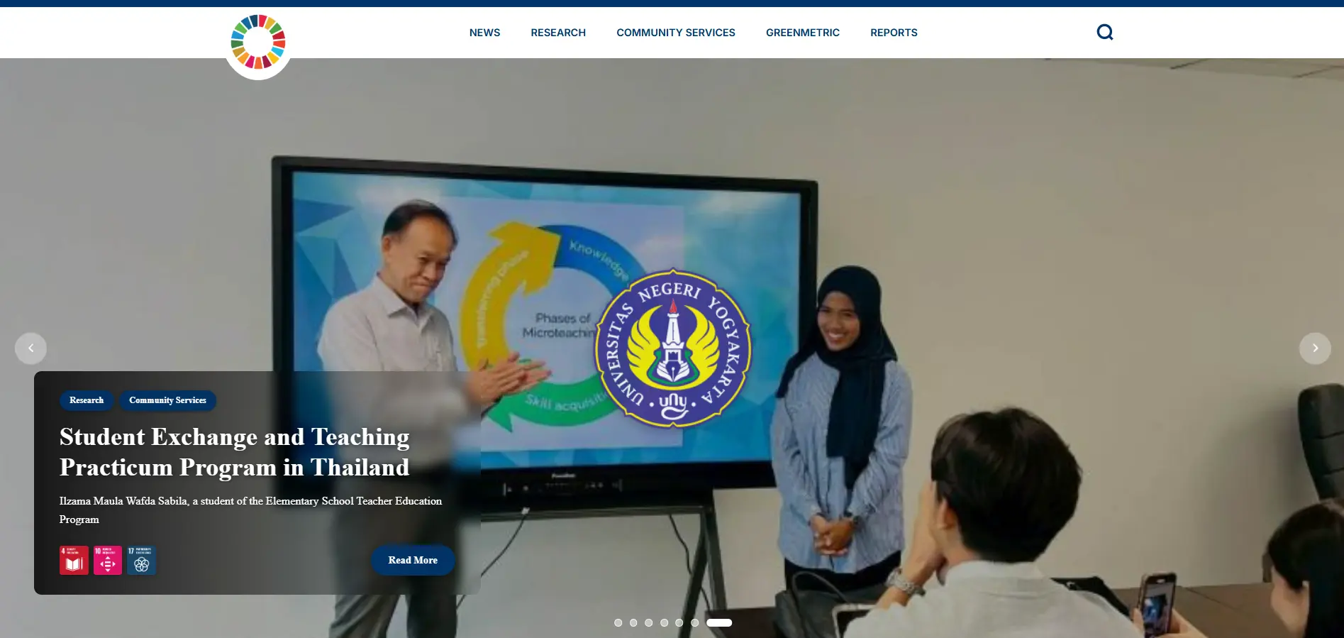 SDGs Dashboard UNY
